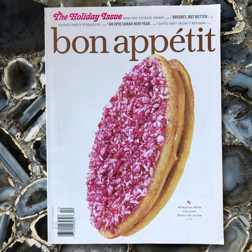 4️⃣/$12 Dec 19/Jan 20 bon appétit Magazine